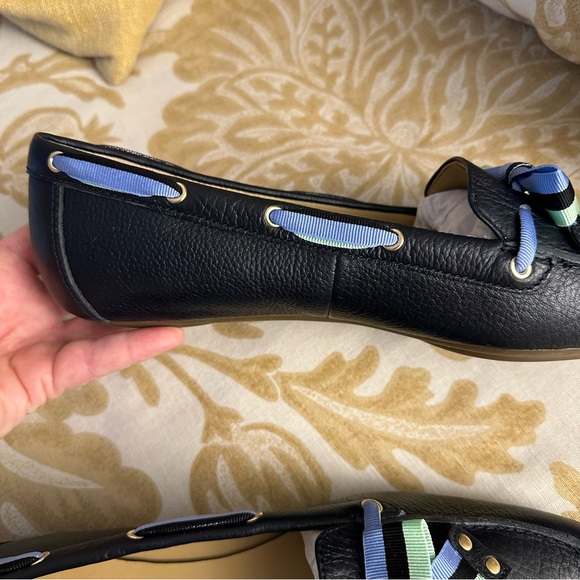 NWOT Talbots Becca Ribbon Leather Driving Moccasins - Picture 3 of 8